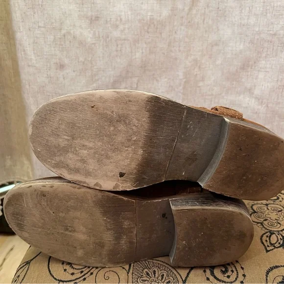 Rocket Dog Brown Suede Boho Motorcycle Boots - Picture 4 of 6